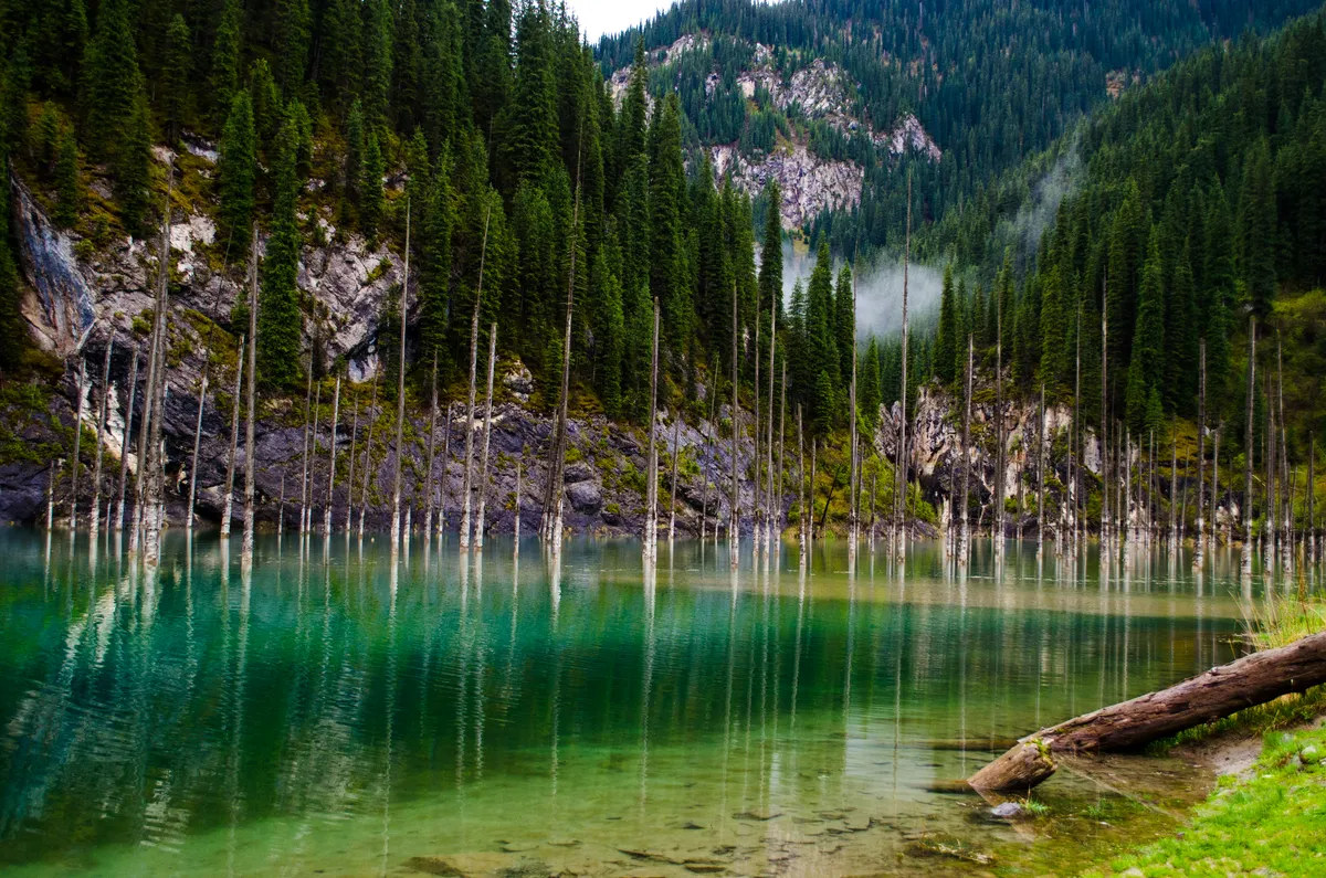 A mountain lake