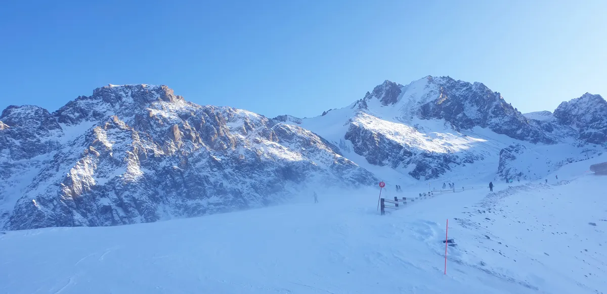 A ski slope at Shymbulak